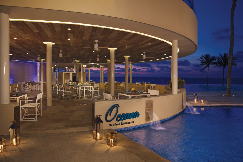 Dreams Riviera Cancun Oceania seafood restaurant